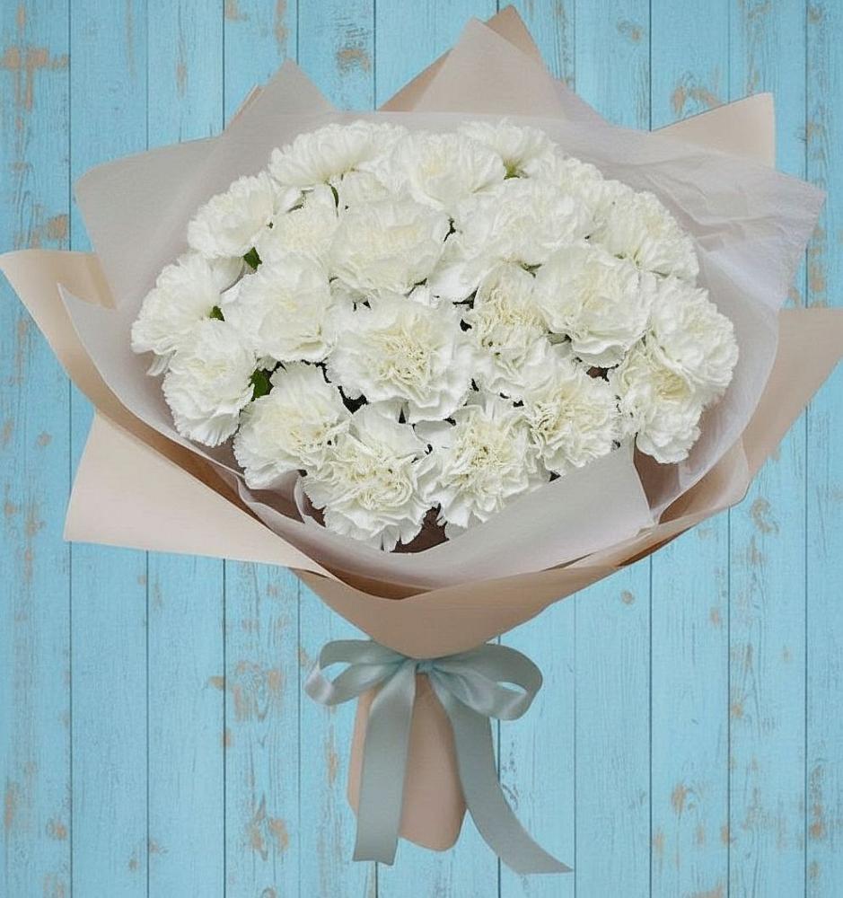 Букет цветов из: Гвоздики в Дигоре