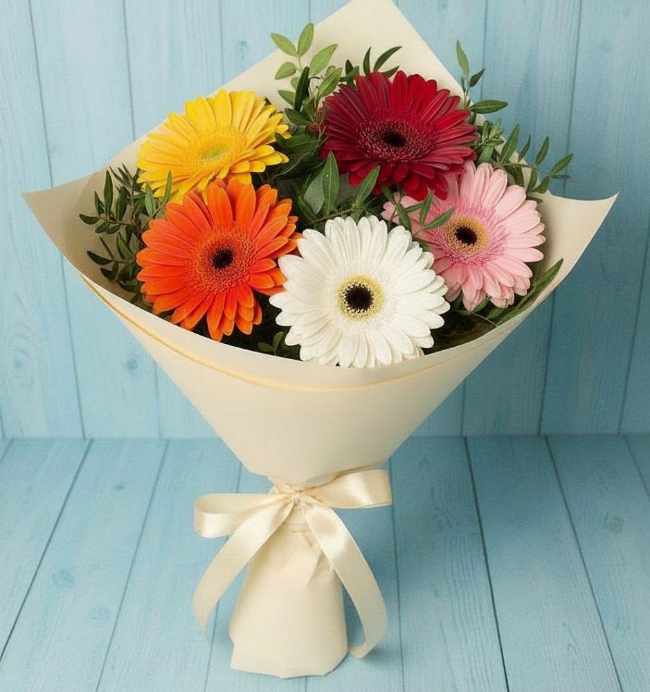 Букет цветов из: Герберы в Дигоре