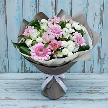 Букет цветов из:  Герберы, Альстромерии и Хризантемы в Дигоре