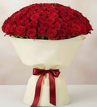 Букет 101 Красная роза Милано в Дигоре