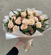 Букет Кремовые розы Латте в Дигоре