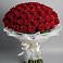Букет 101 Красная роза Блэк Мэджик в Дигоре