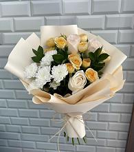 Букет цветов из:  Розы и Хризантемы в Дигоре
