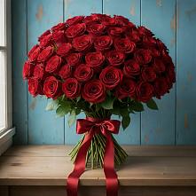 Букет Красные розы Блэк Меджик в Дигоре