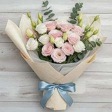 Букет цветов из:  Лизиантусы в Дигоре