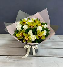 Букет цветов из:  Орхидеи и Розы в Дигоре