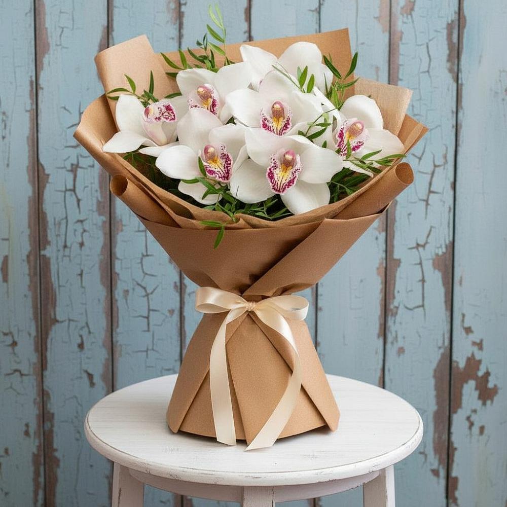 Букет цветов из: Орхидеи и Розы в Дигоре