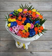 Букет цветов из:  Розы и Хризантемы #REPLACE_PRED# Дигоре
