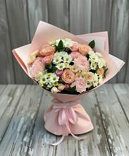 Букет цветов из:  Гвоздики, Розы и Хризантемы в Дигоре