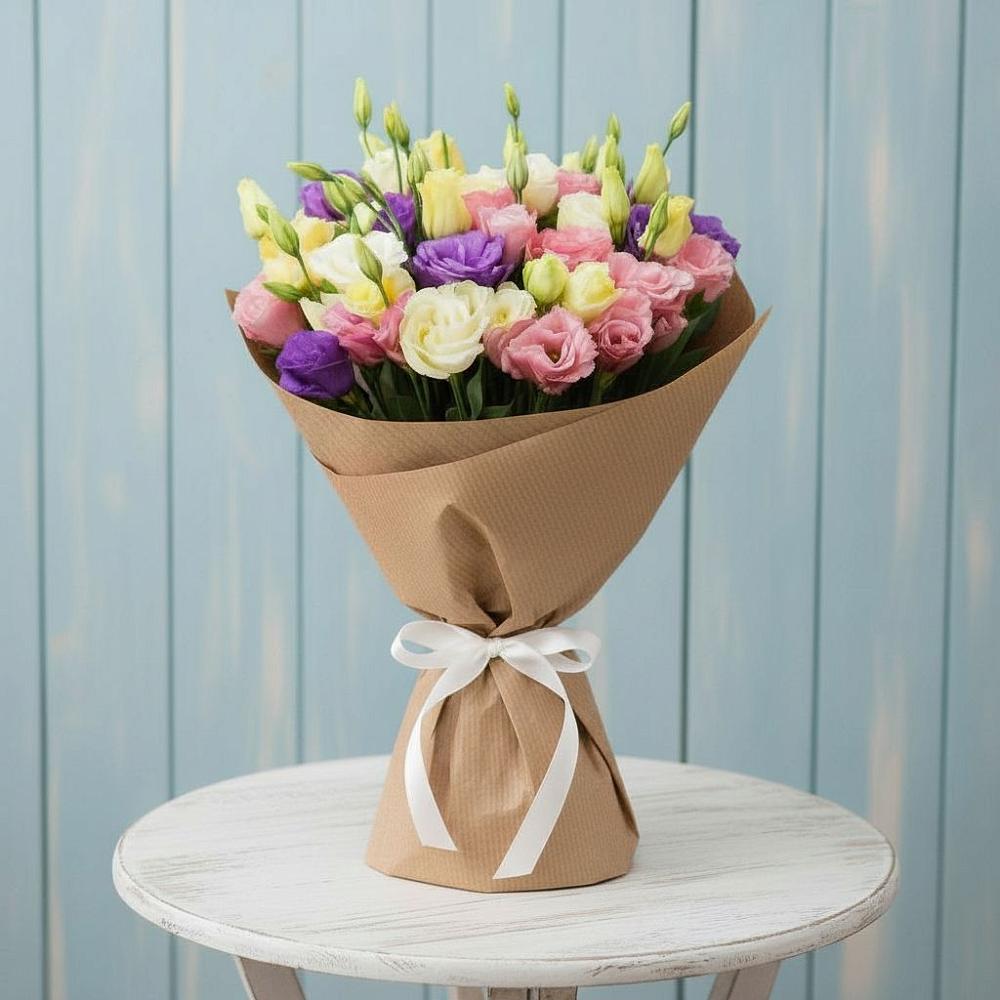 Букет цветов из: Лизиантусы в Дигоре