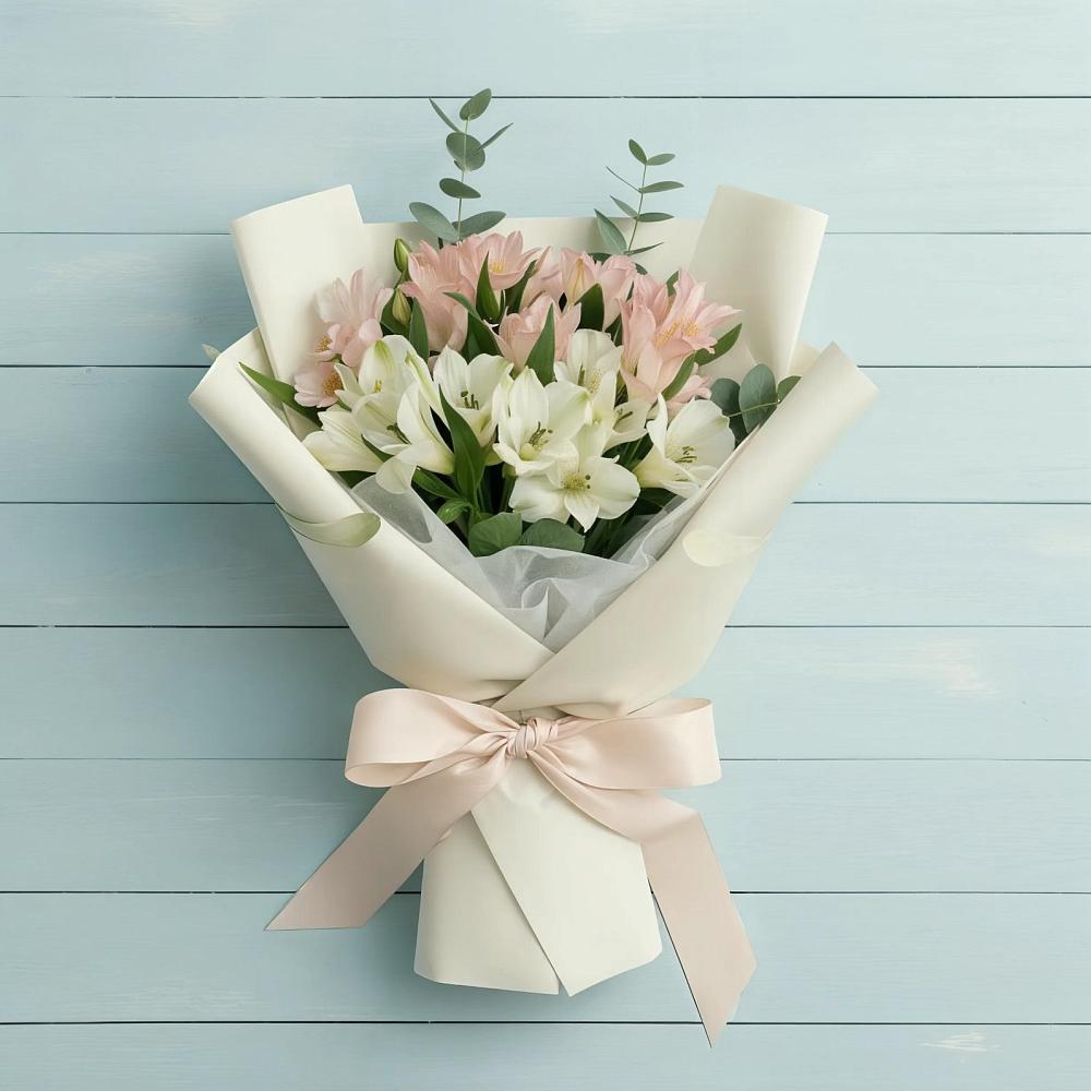 Букет цветов из: Альстромерии в Дигоре