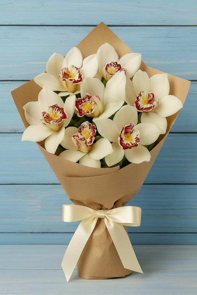 Букет цветов из: Орхидеи и Розы в Дигоре