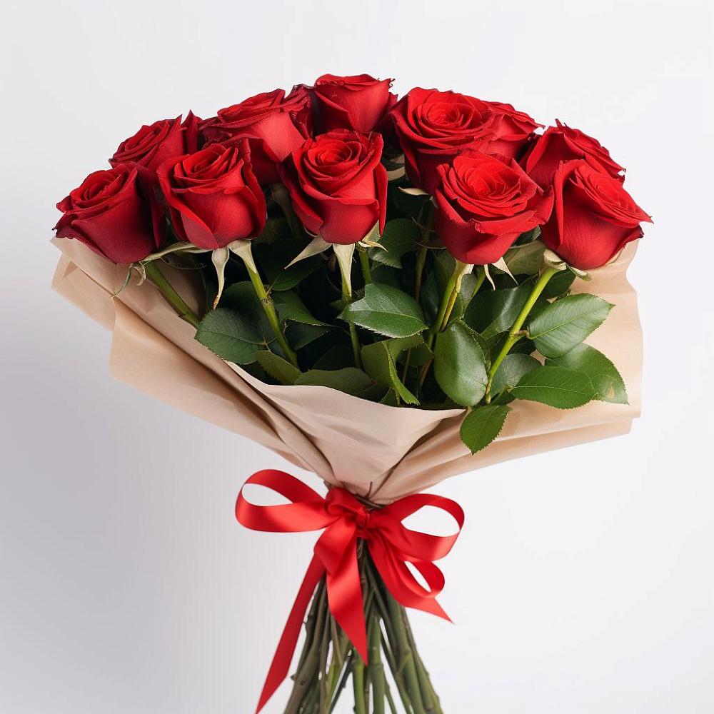 Букет 11 Красных роз Эдлесс Лав в Дигоре