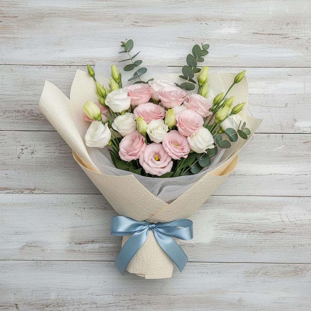 Букет цветов из: Лизиантусы в Дигоре